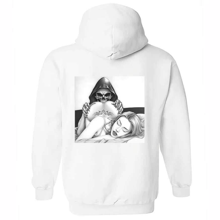 Reaper And Beauty Printed Men's Hoodie
