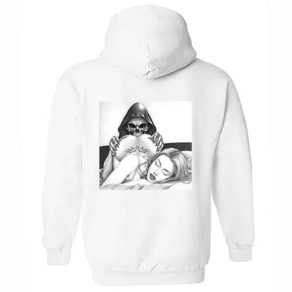 Reaper And Beauty Printed Men's Hoodie