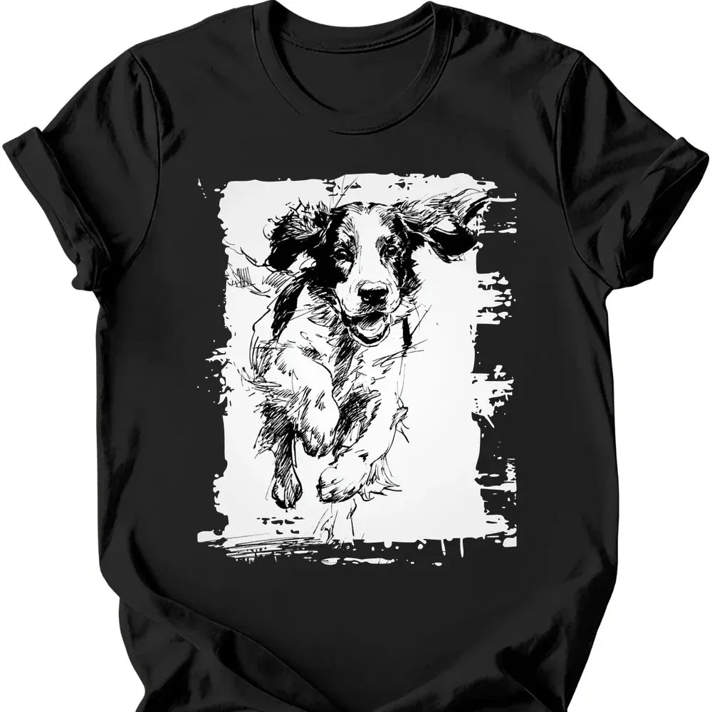English Springer Spaniel - Running Dog T-Shirt Secondary image