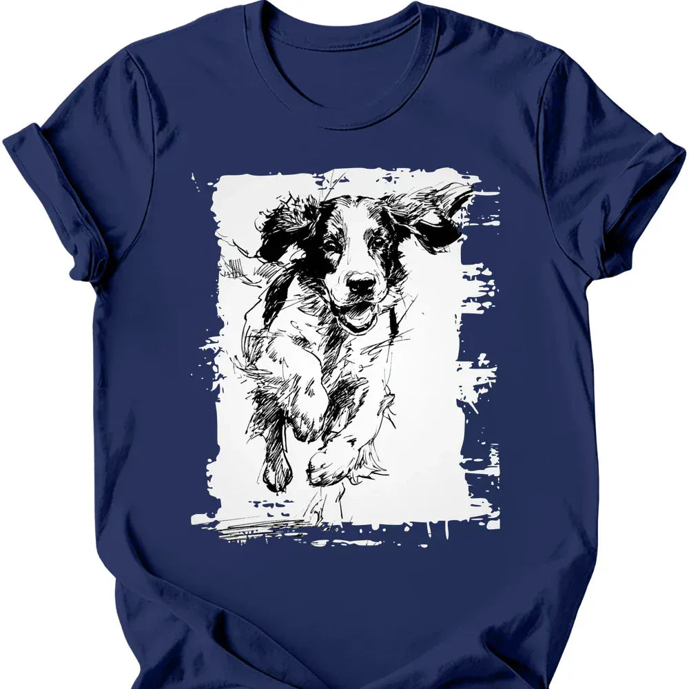 English Springer Spaniel - Running Dog T-Shirt Main image