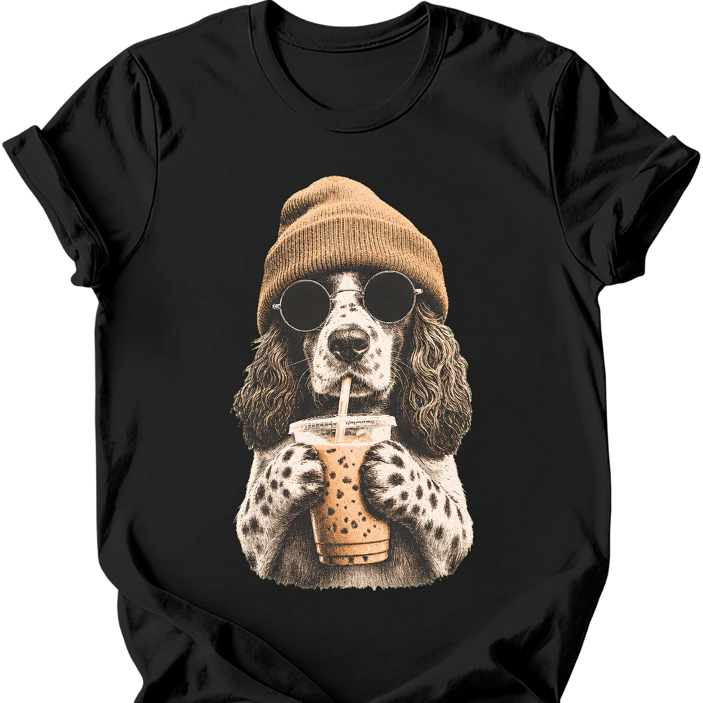 English Springer Spaniel - Hipster Dog T-Shirt