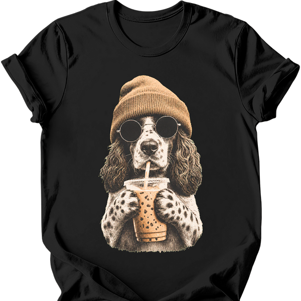 English Springer Spaniel - Hipster Dog T-Shirt