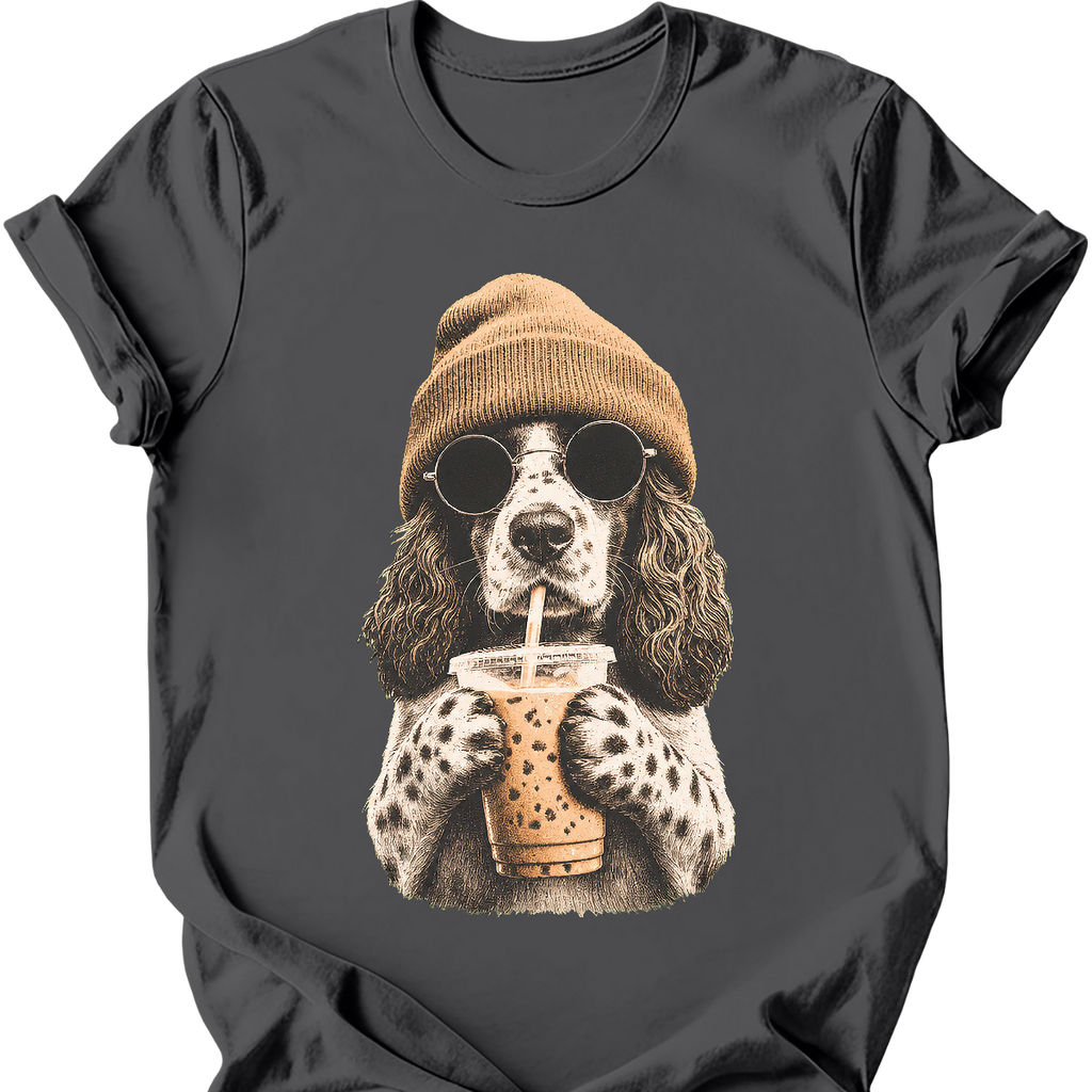English Springer Spaniel - Hipster Dog T-Shirt