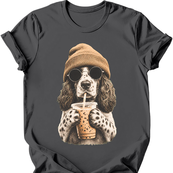 English Springer Spaniel - Hipster Dog T-Shirt