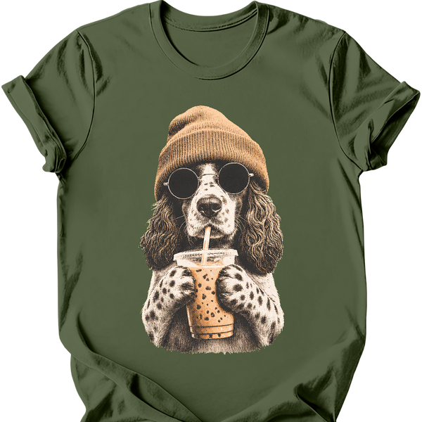 English Springer Spaniel - Hipster Dog T-Shirt