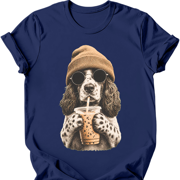 English Springer Spaniel - Hipster Dog T-Shirt