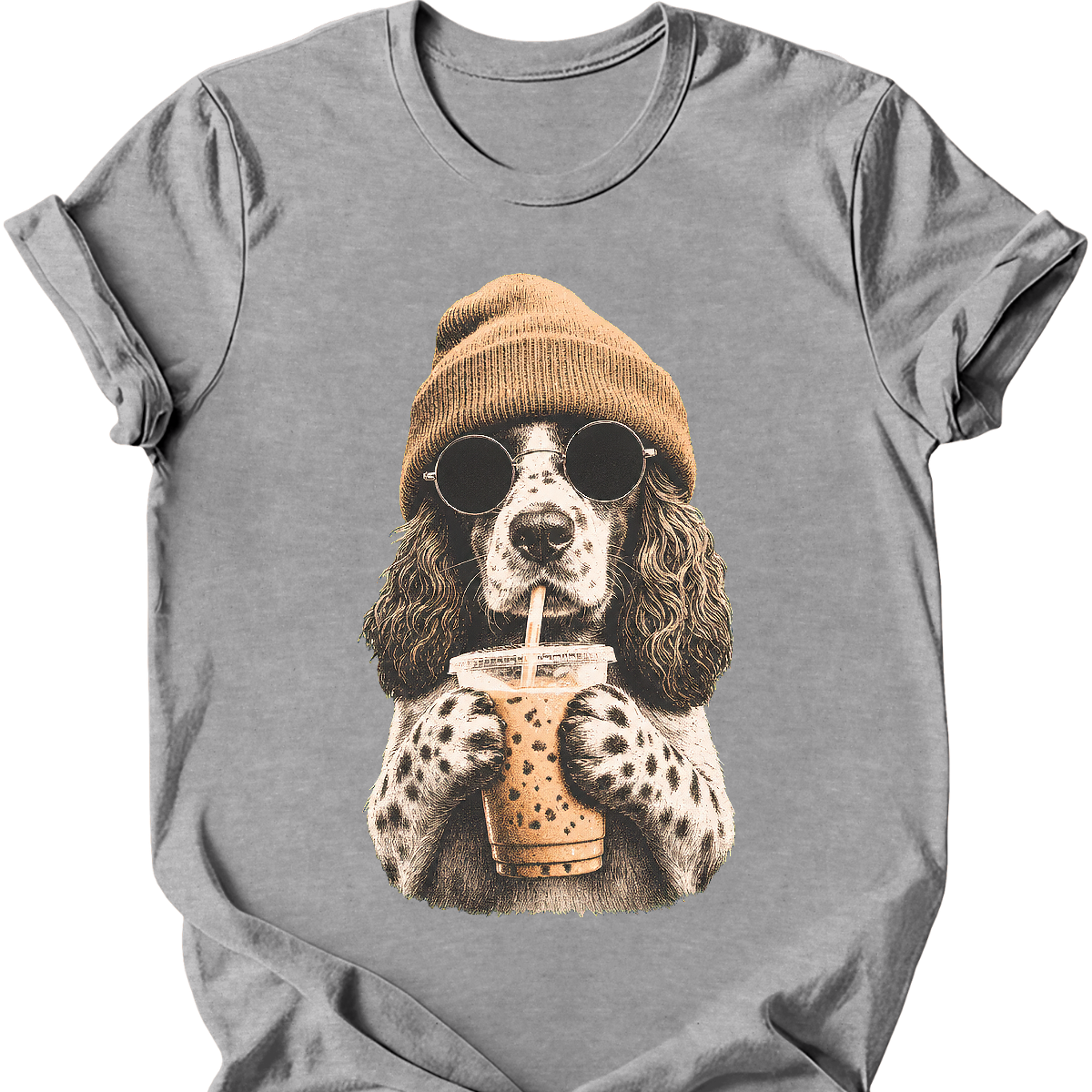 English Springer Spaniel - Hipster Dog T-Shirt