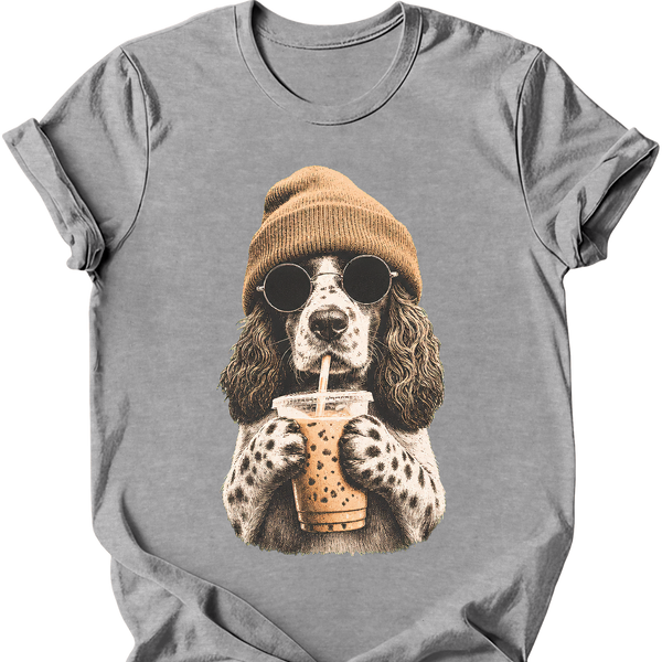 English Springer Spaniel - Hipster Dog T-Shirt