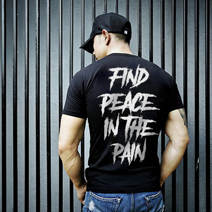 Find Peace In The Pain Men's Crew Neck T-shirt