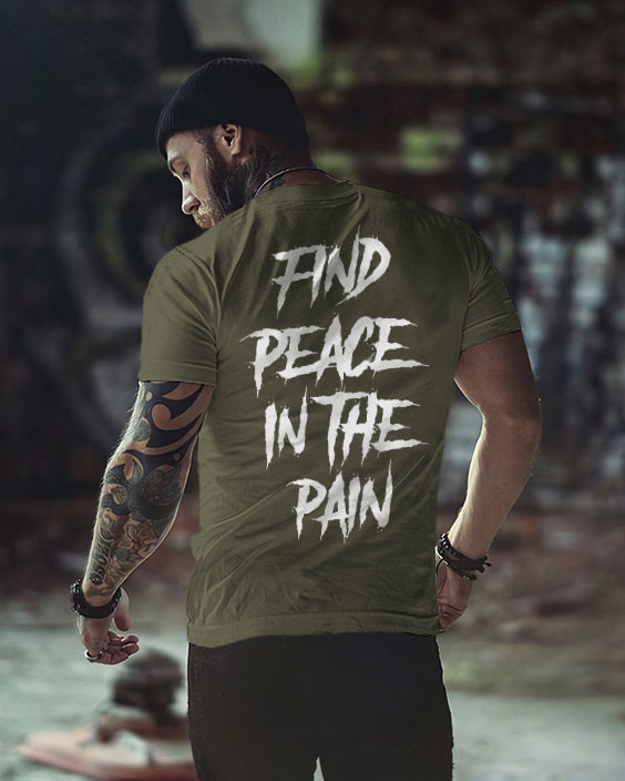 Find Peace In The Pain Men's Crew Neck T-shirt