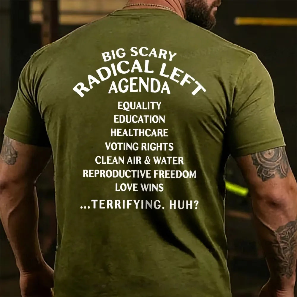Big Scary Radical Left Agenda Human Rights Activist T-shirts