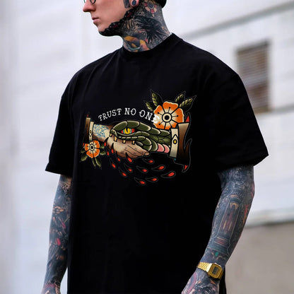Trust No One Printed Men's T-shirt