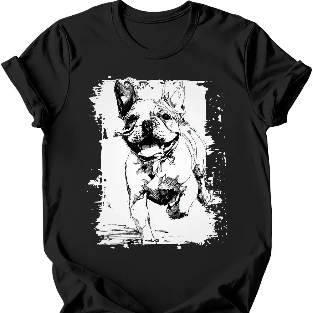 French Bulldog - Running Dog T-Shirt