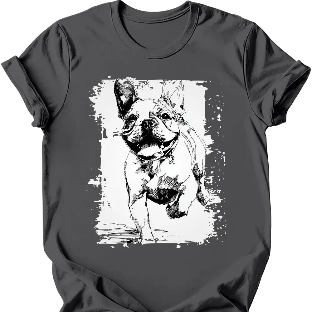 French Bulldog - Running Dog T-Shirt