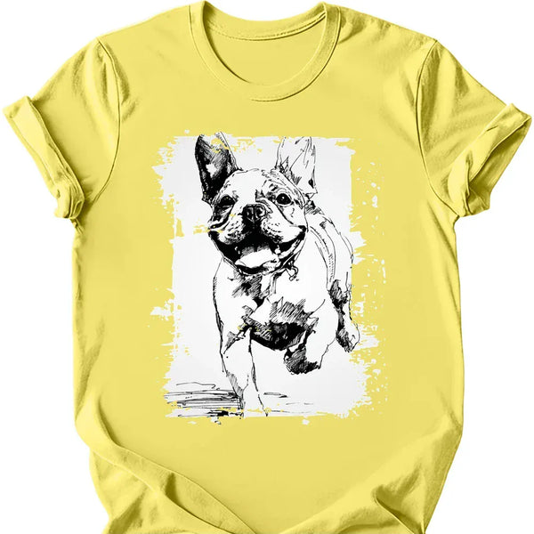 French Bulldog - Running Dog T-Shirt