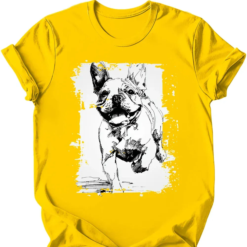 French Bulldog - Running Dog T-Shirt