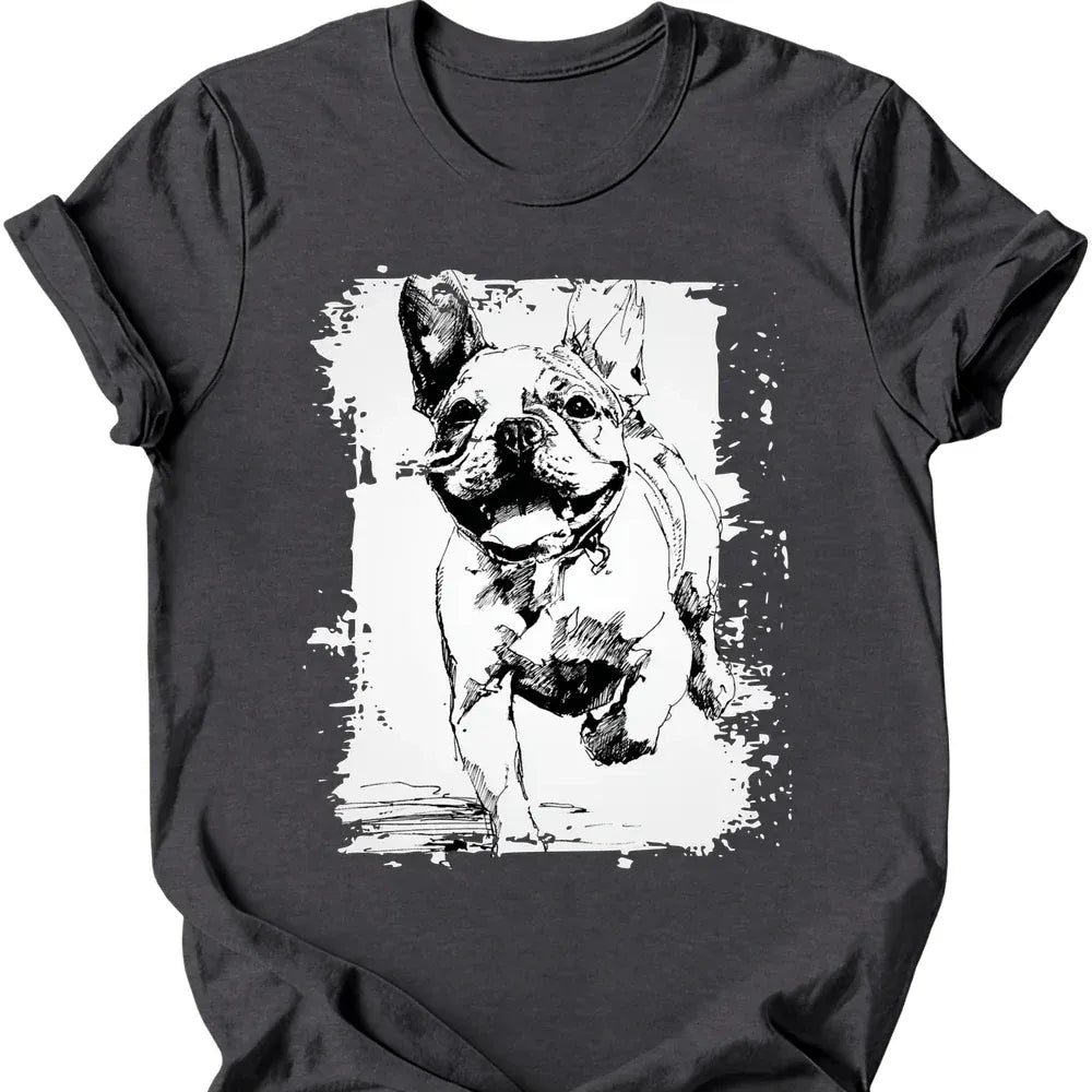 French Bulldog - Running Dog T-Shirt