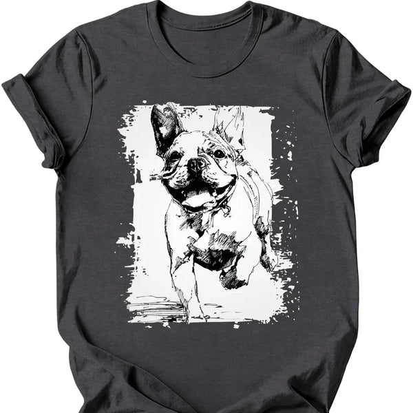 French Bulldog - Running Dog T-Shirt