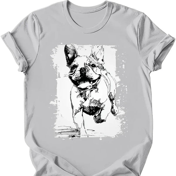 French Bulldog - Running Dog T-Shirt