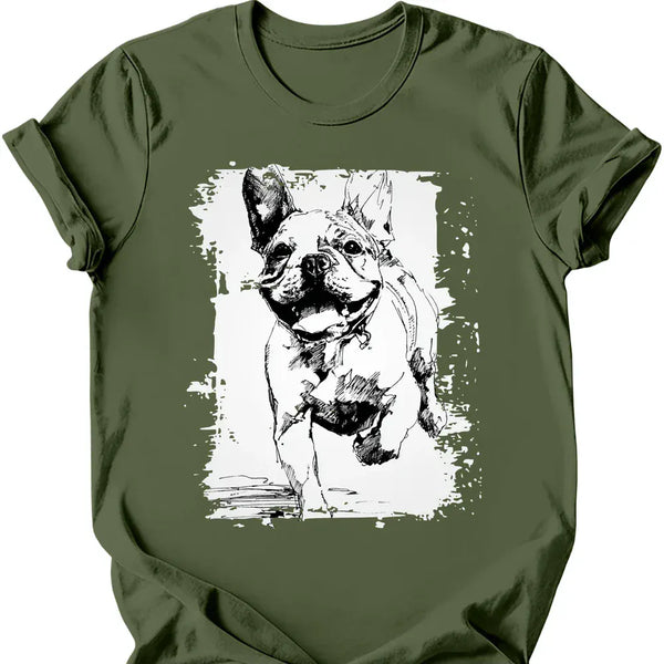French Bulldog - Running Dog T-Shirt