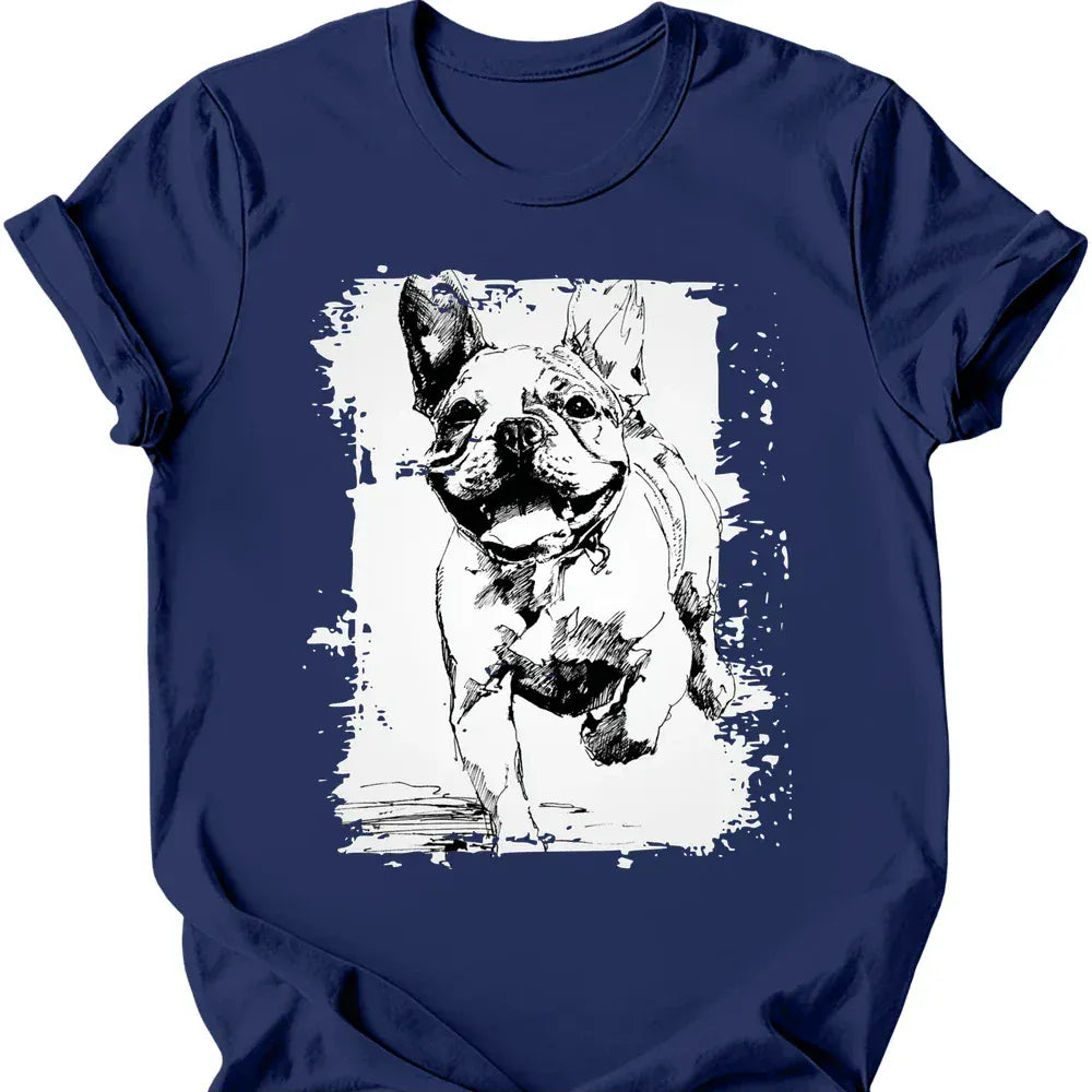 French Bulldog - Running Dog T-Shirt