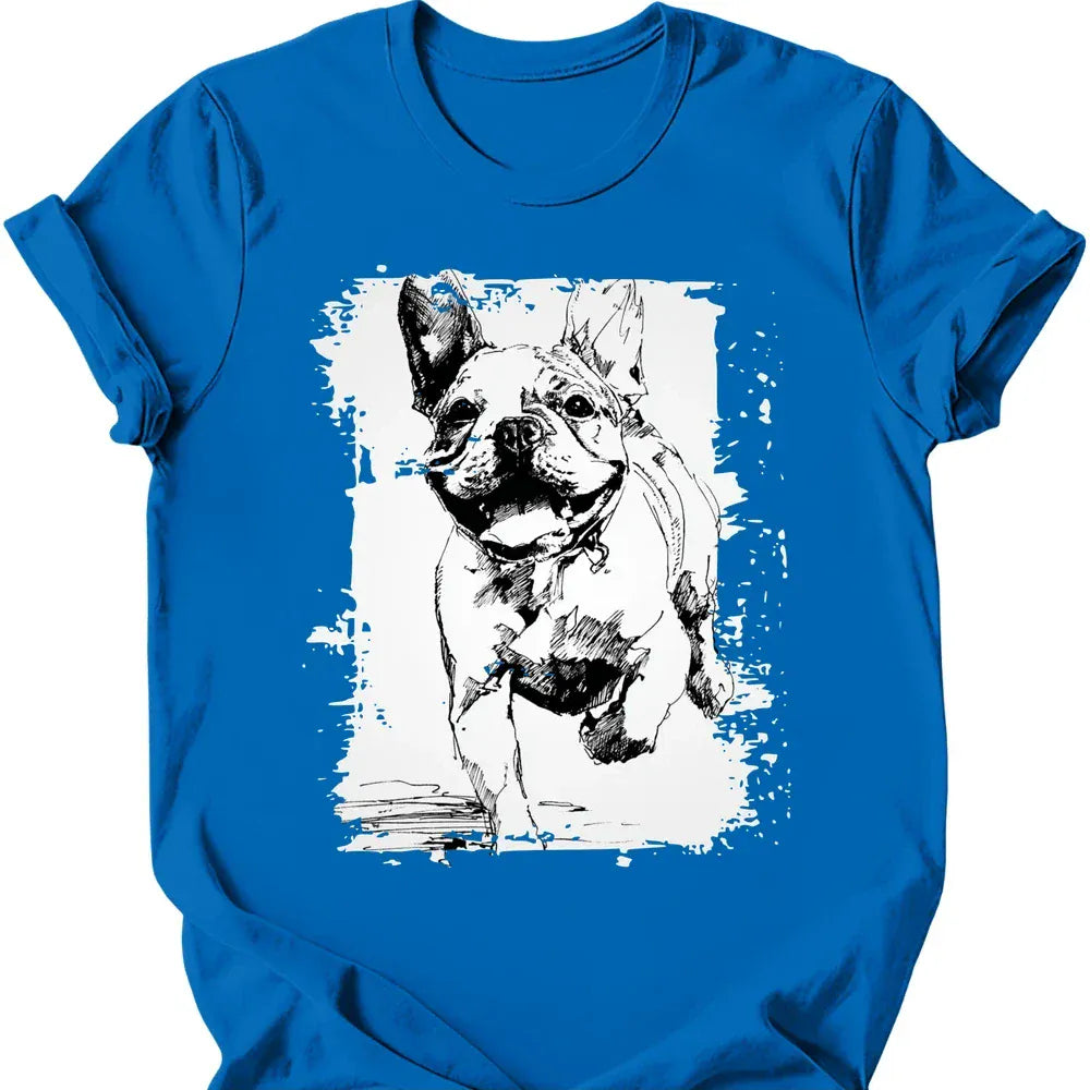 French Bulldog - Running Dog T-Shirt