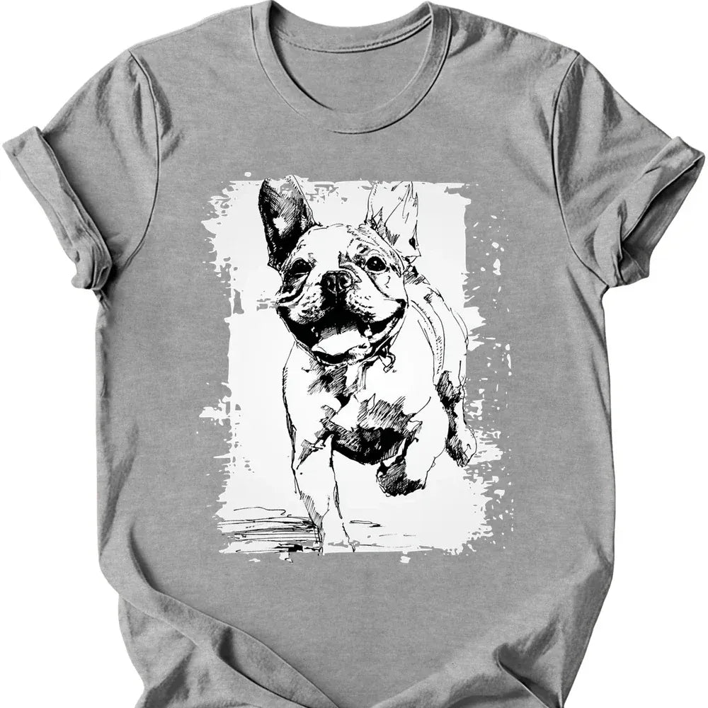 French Bulldog - Running Dog T-Shirt