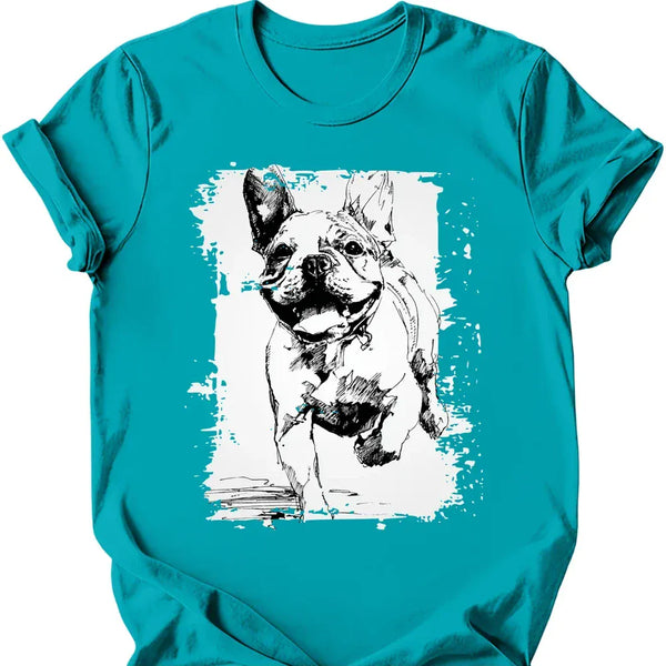 French Bulldog - Running Dog T-Shirt