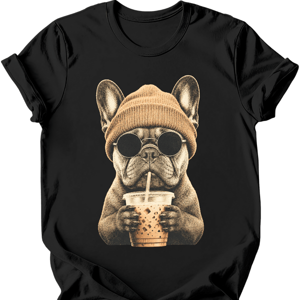 French Bulldog - Hipster Dog T-Shirt