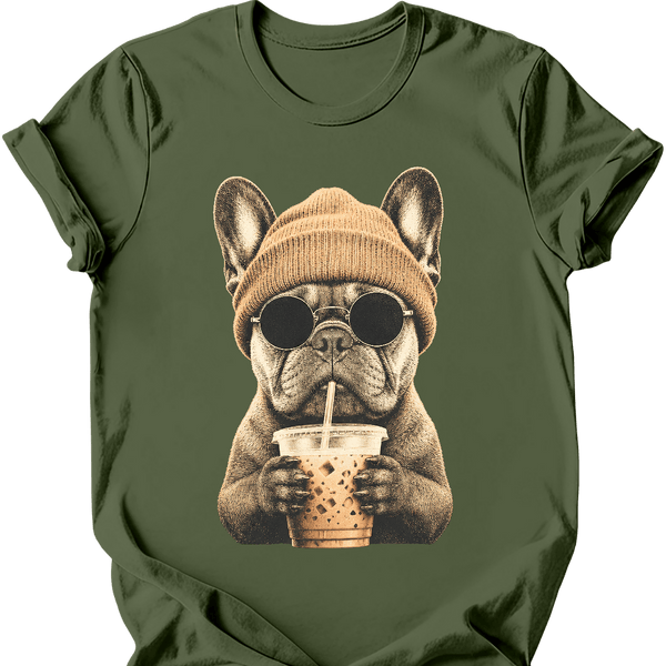 French Bulldog - Hipster Dog T-Shirt