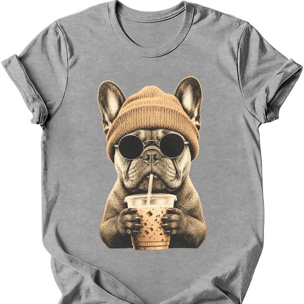 French Bulldog - Hipster Dog T-Shirt