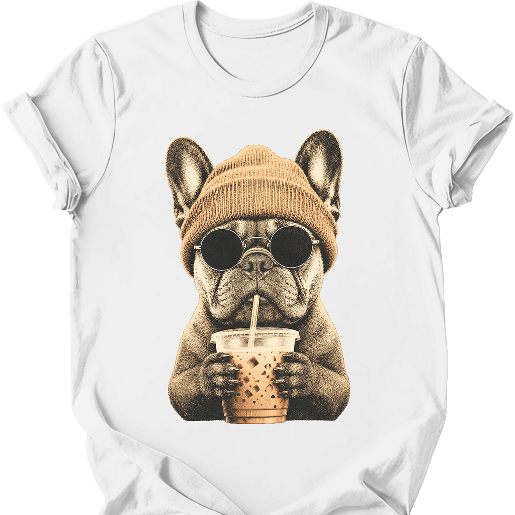 French Bulldog - Hipster Dog T-Shirt