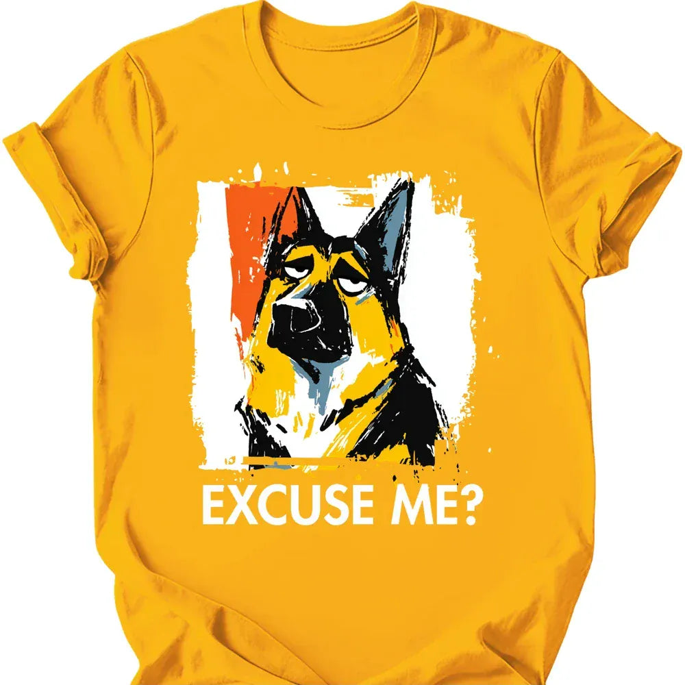 German Shepherd - Excuse Me Dog T-Shirt Secondary image