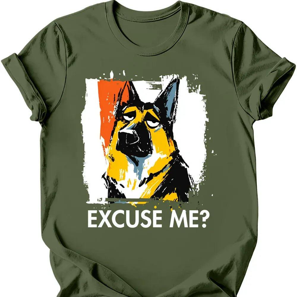 German Shepherd - Excuse Me Dog T-Shirt Main image