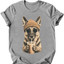 German Shepherd - Hipster Dog T-Shirt
