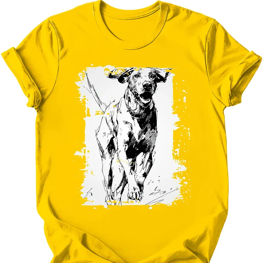 German Shorthaired Pointer - Running Dog T-Shirt