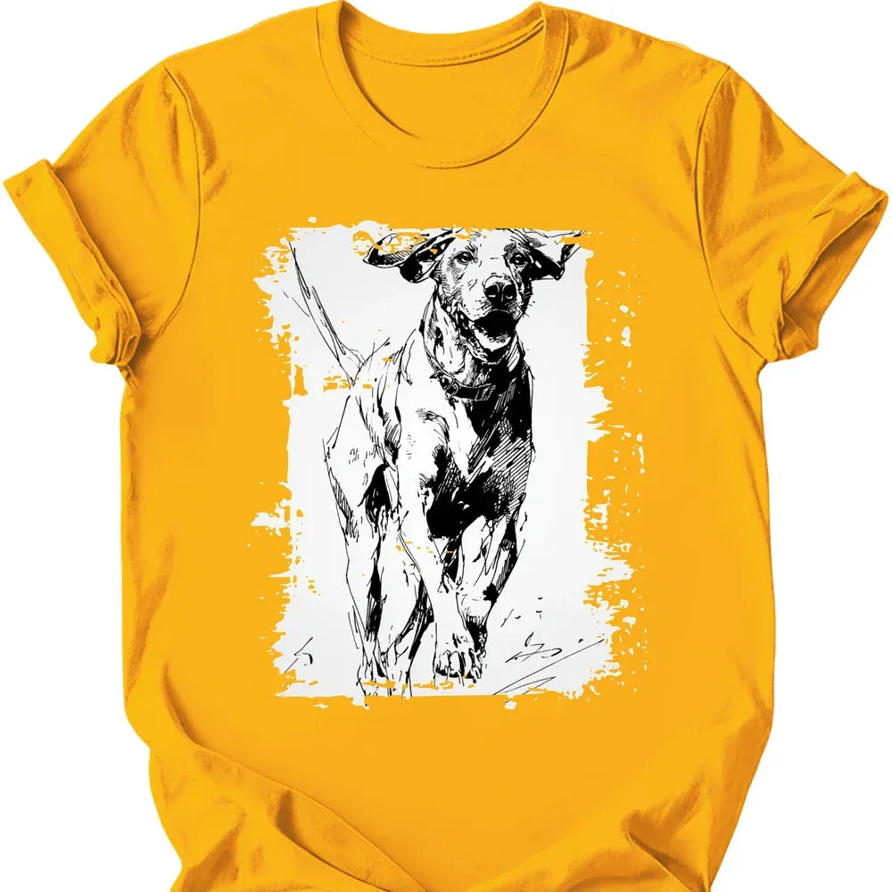 German Shorthaired Pointer - Running Dog T-Shirt