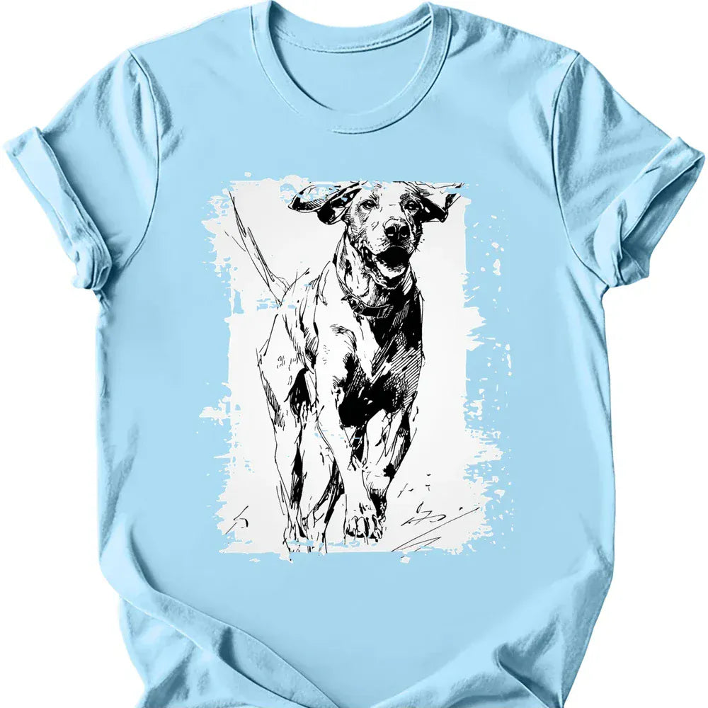 German Shorthaired Pointer - Running Dog T-Shirt