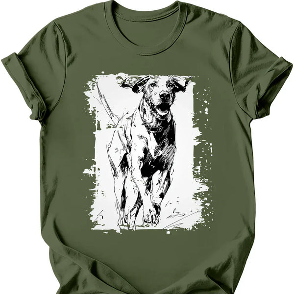 German Shorthaired Pointer - Running Dog T-Shirt