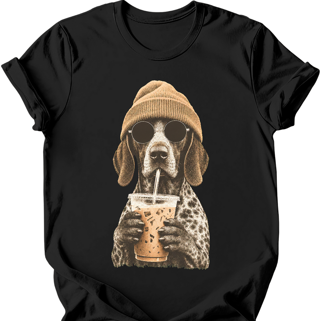 German Shorthaired Pointer - Hipster Dog T-Shirt