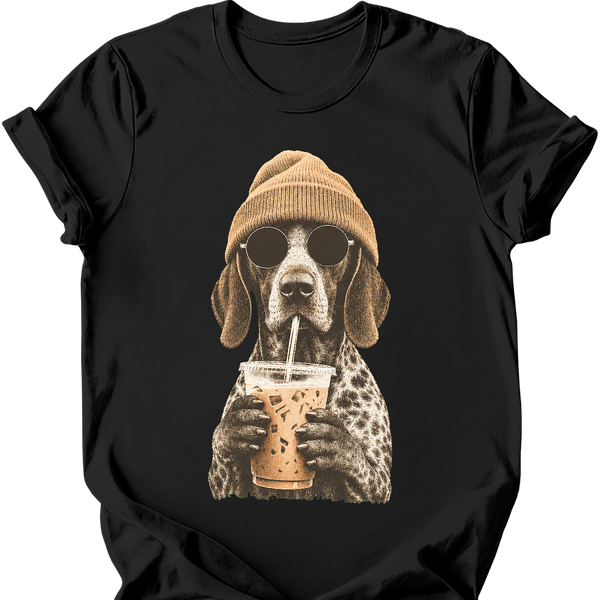 German Shorthaired Pointer - Hipster Dog T-Shirt