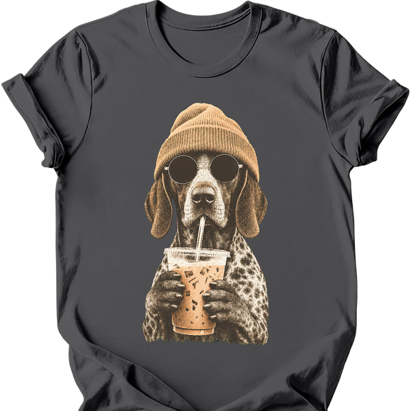 German Shorthaired Pointer - Hipster Dog T-Shirt