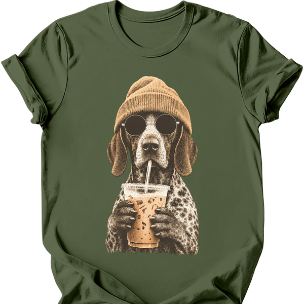 German Shorthaired Pointer - Hipster Dog T-Shirt