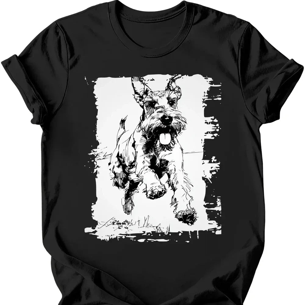 Giant Schnauzer - Running Dog T-Shirt Main image
