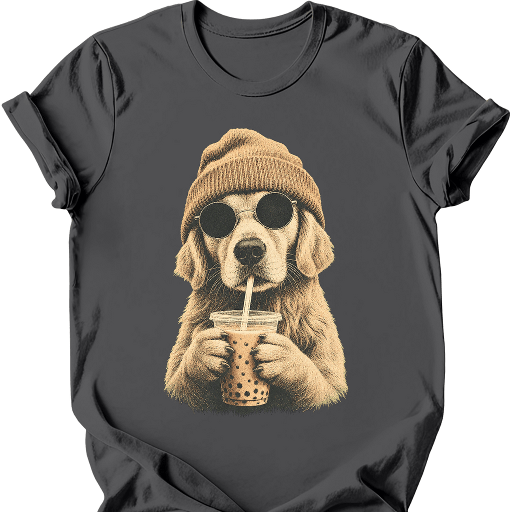 Golden Retriever - Hipster Dog T-Shirt
