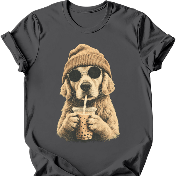 Golden Retriever - Hipster Dog T-Shirt