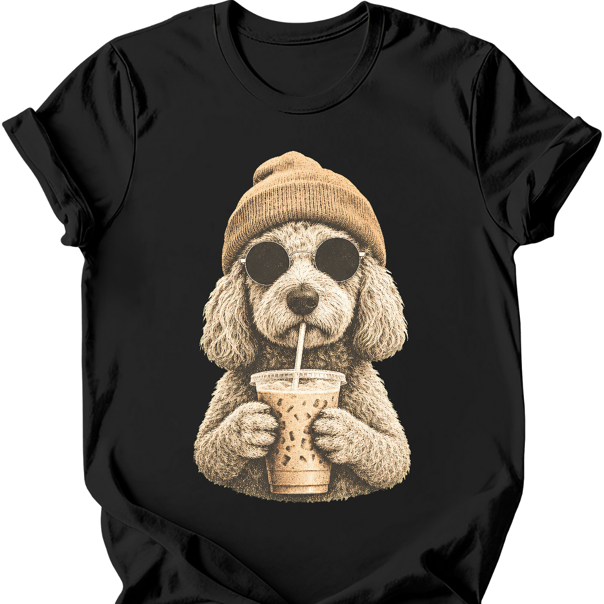 Goldendoodle - Hipster Dog T-Shirt Secondary image