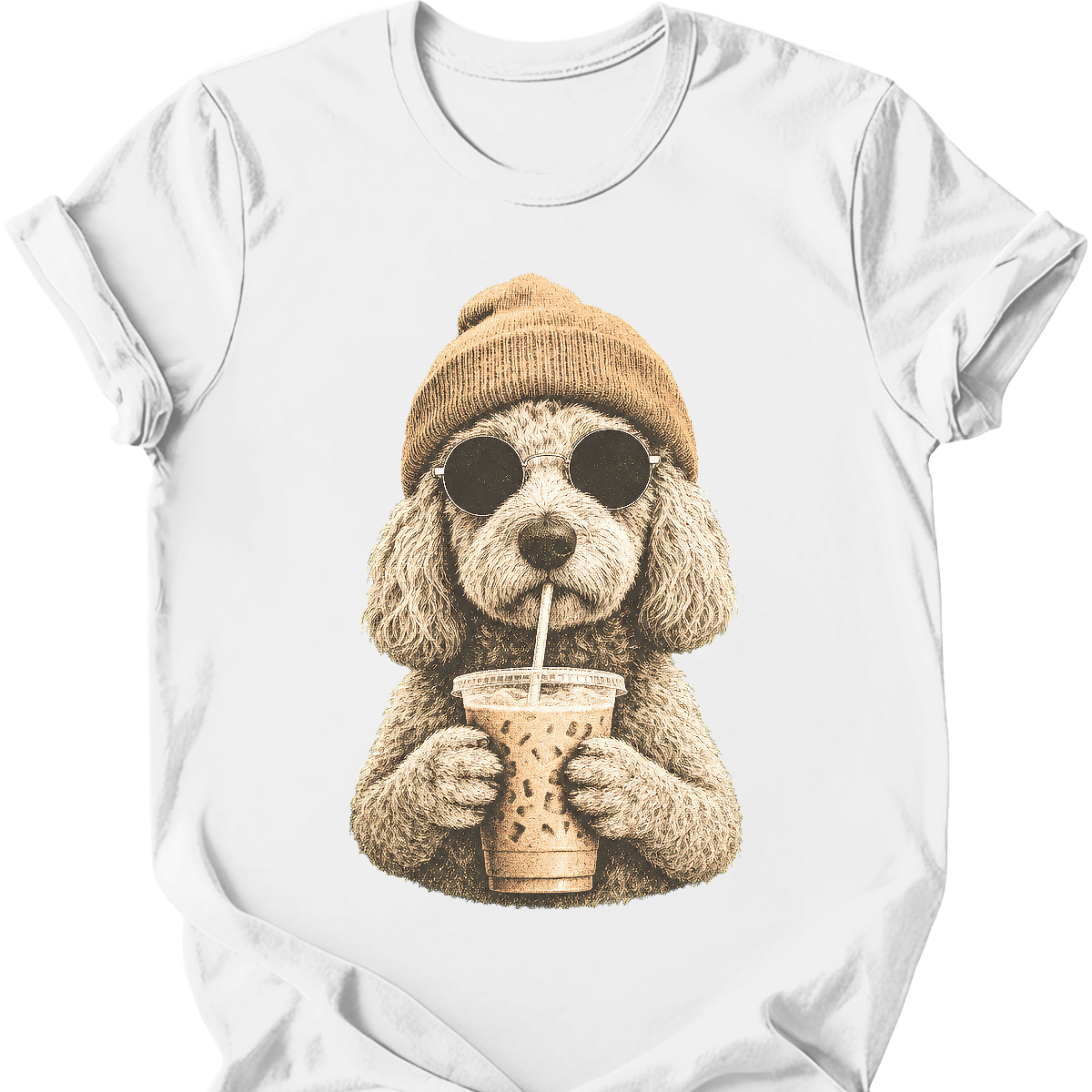 Goldendoodle - Hipster Dog T-Shirt Main image