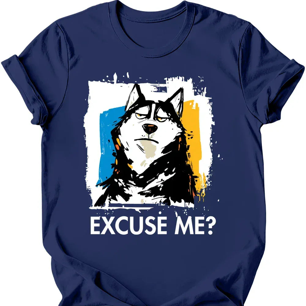 Husky - Excuse Me Dog T-Shirt Main image
