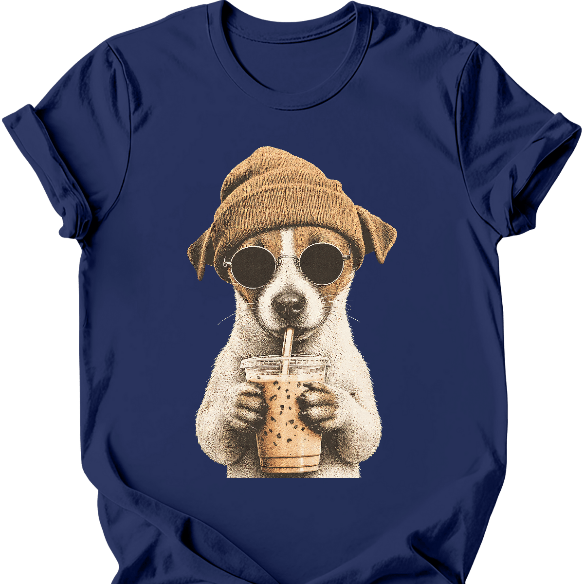 Jack Russell - Hipster Dog T-Shirt Main image